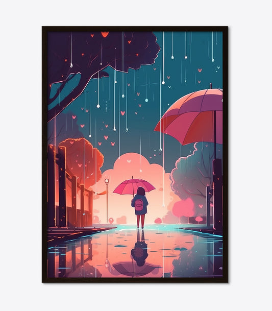 Rain-Kissed Sunset