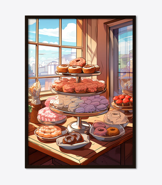 Pastel Pastry Panorama